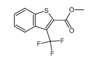 methyl 3-trifluoromethylbenzo[b]thiophene-2-carboxylate结构式