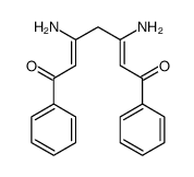 3,5-diamino-1,7-diphenylhepta-2,5-diene-1,7-dione Structure