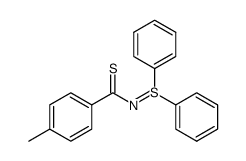 N-(4-methyl-thiobenzoyl)-S,S-diphenyl-sulfimide结构式