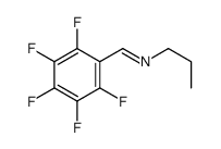 1-(2,3,4,5,6-pentafluorophenyl)-N-propylmethanimine Structure