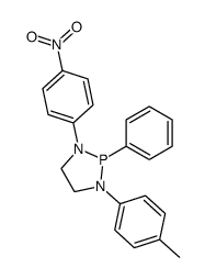 1-(4-nitro-phenyl)-2-phenyl-3-p-tolyl-[1,3,2]diazaphospholidine结构式