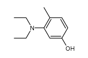 3-diethylamino-4-methyl-phenol结构式