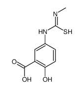 2-hydroxy-5-(methylcarbamothioylamino)benzoic acid结构式