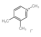 1,3,4-trimethylpyridine structure