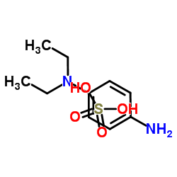 N,N-Diethyl-1,4-benzenediamine sulfate (1:1) structure