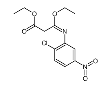 ethyl 3-[(2-chloro-5-nitrophenyl)imino]-3-ethoxypropionate Structure