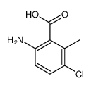 6-amino-3-chloro-2-methylbenzoic acid结构式