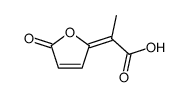 2-(5-oxofuran-2-ylidene)propanoic acid Structure