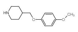 4-(4-甲氧基-苯氧基甲基)-哌啶结构式