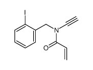 N-ethynyl-N-[(2-iodophenyl)methyl]prop-2-enamide Structure