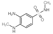 3-amino-N-methyl-4-methylamino-benzenesulfonamide structure