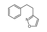 3-(2-phenylethyl)-1,2-oxazole结构式
