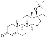 (17S)-17-(Trimethylsiloxy)-19-norpregn-4-en-3-one structure