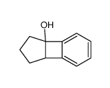 cis-1,2,3,7b-Tetrahydro-3aH-cyclopenta(3,4)cyclobuta(1,2)benzen-3a-ol Structure
