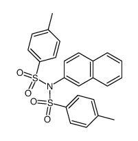 4-methyl-N-(naphthalen-2-yl)-N-tosylbenzenesulfonamide Structure