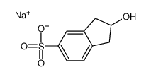 sodium 2-hydroxyindan-5-sulphonate结构式