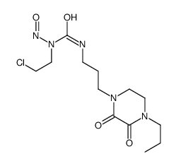 1-(2-chloroethyl)-3-[3-(2,3-dioxo-4-propylpiperazin-1-yl)propyl]-1-nitrosourea Structure