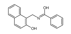 N-[(2-hydroxynaphthalen-1-yl)methyl]benzamide结构式