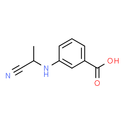 Benzoic acid, 3-[(1-cyanoethyl)amino]-, (+)- (9CI) structure