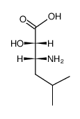 (2S,3R)-3-AMINO-2-HYDROXY-5-METHYL-HEXAN OIC ACID结构式