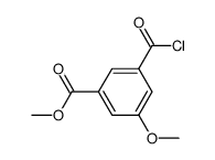 methyl 3-(chlorocarbonyl)-5-methoxybenzoate结构式