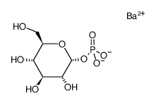 glucose 1-(barium phosphate) Structure