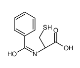 (2R)-2-benzamido-3-sulfanylpropanoic acid结构式