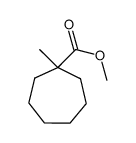 1-Methylcycloheptanecarboxylic acid methyl ester结构式