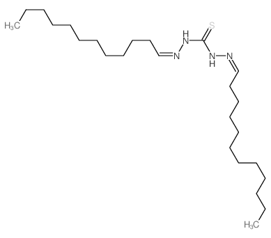 Carbonothioic dihydrazide, didodecylidene- (9CI)结构式