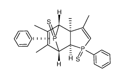 exo-dimeric (1-phenyl-3,4-dimethylphosphole sulfide)结构式
