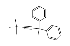 5,5-dimethyl-2,2-diphenyl-3-hexyne结构式