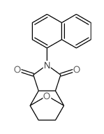 2-naphthalen-1-yl-3a,4,5,6,7,7a-hexahydro-octahydro-1H-4,7-epoxyisoindole-1,3-dione Structure