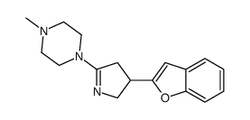 1-[3-(1-benzofuran-2-yl)-3,4-dihydro-2H-pyrrol-5-yl]-4-methylpiperazine Structure