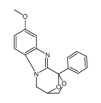 4,5-dihydro-9-methoxy-1-phenyl-1,4-epoxy-1H,3H-<1,4> oxazepino <4,3-a> benzimidazole Structure