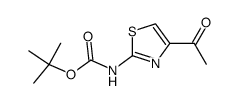 Carbamic acid,(4-acetyl-2-thiazolyl)-,1,1-dimethylethyl ester (9CI)结构式