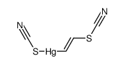 (E)-thiocyanato(2-thiocyanatovinyl)mercury结构式