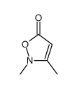 2,3-Dimethylisoxazolin-5-one Structure