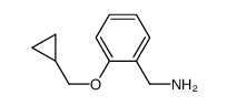 (2-(Cyclopropylmethoxy)phenyl)methanamine Structure