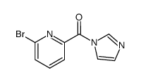 2-bromo-6-(1H-imidazol-1-ylcarbonyl)pyridine结构式