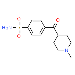 4-(p-sulfamoylbenzoyl)-N-methyl-piperidine Structure