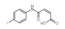 2-Butenoic acid,4-[(4-fluorophenyl)amino]-4-oxo-, (2Z)- Structure