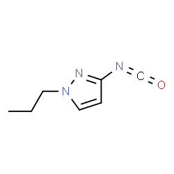 1H-Pyrazole,3-isocyanato-1-propyl-(9CI) Structure