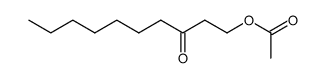 1-acetoxy-3-decanone结构式