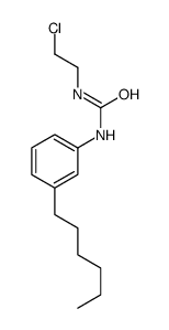 1-(2-chloroethyl)-3-(3-hexylphenyl)urea结构式