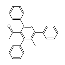 3-Methyl-2,4,6-triphenyl-acetophenon Structure