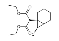 diethyl syn-7-chlorobicyclo[4.1.0]heptylmalonate Structure