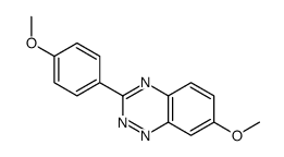 7-methoxy-3-(4-methoxyphenyl)-1,2,4-benzotriazine结构式
