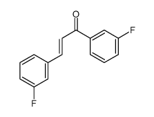 1,3-bis(3-fluorophenyl)prop-2-en-1-one Structure