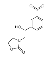 3-(2-hydroxy-2-(3-nitrophenyl)ethyl)oxazolidin-2-one Structure