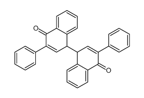 4-(4-oxo-3-phenyl-1H-naphthalen-1-yl)-2-phenyl-4H-naphthalen-1-one Structure